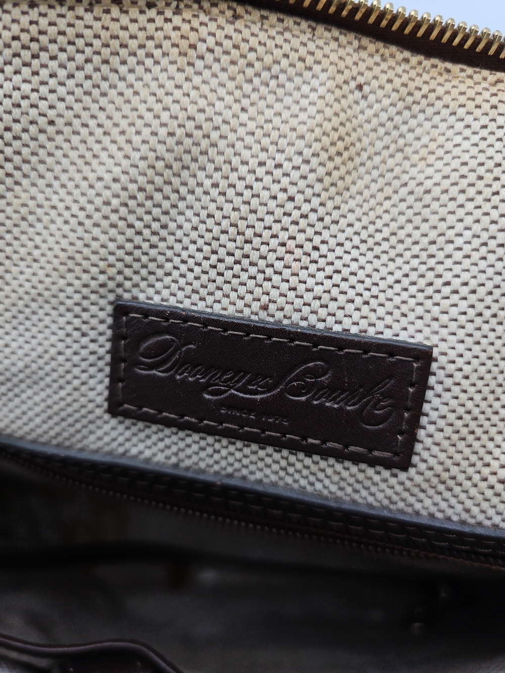 Dooney & Bourke Tan Ostrich-Embossed Leather Shoulder Bag with Wallets - Picture 9 of 13